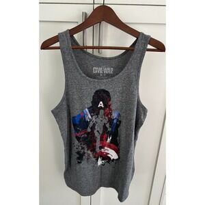 Marvel tank sz small unisex Captain America‎